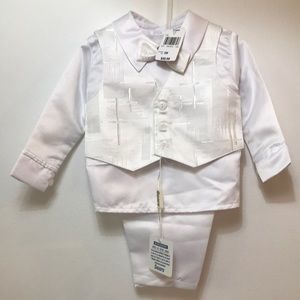Baby Boy Baptism Christening Outfit -NEW